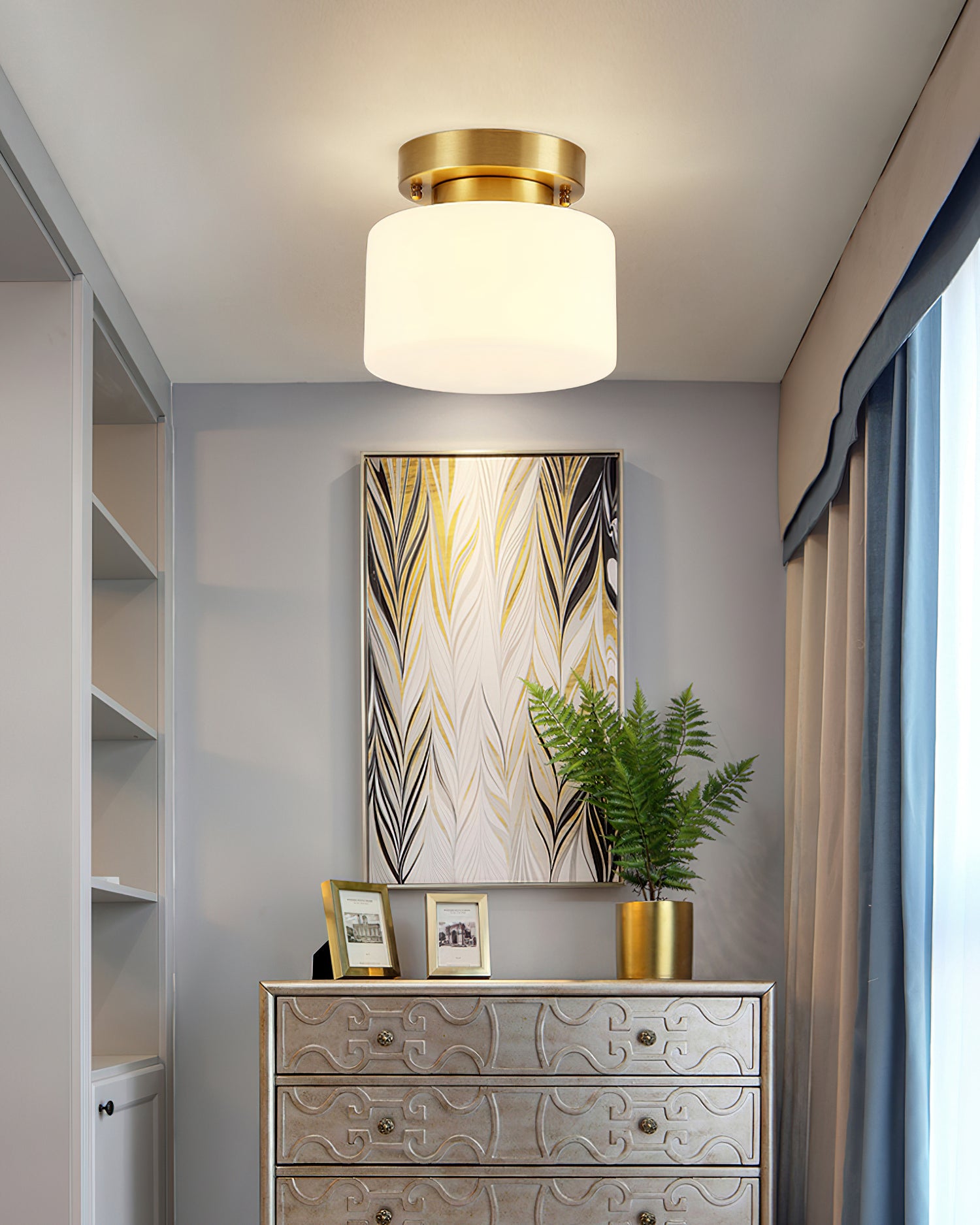 Tatum Glass Ceiling Light