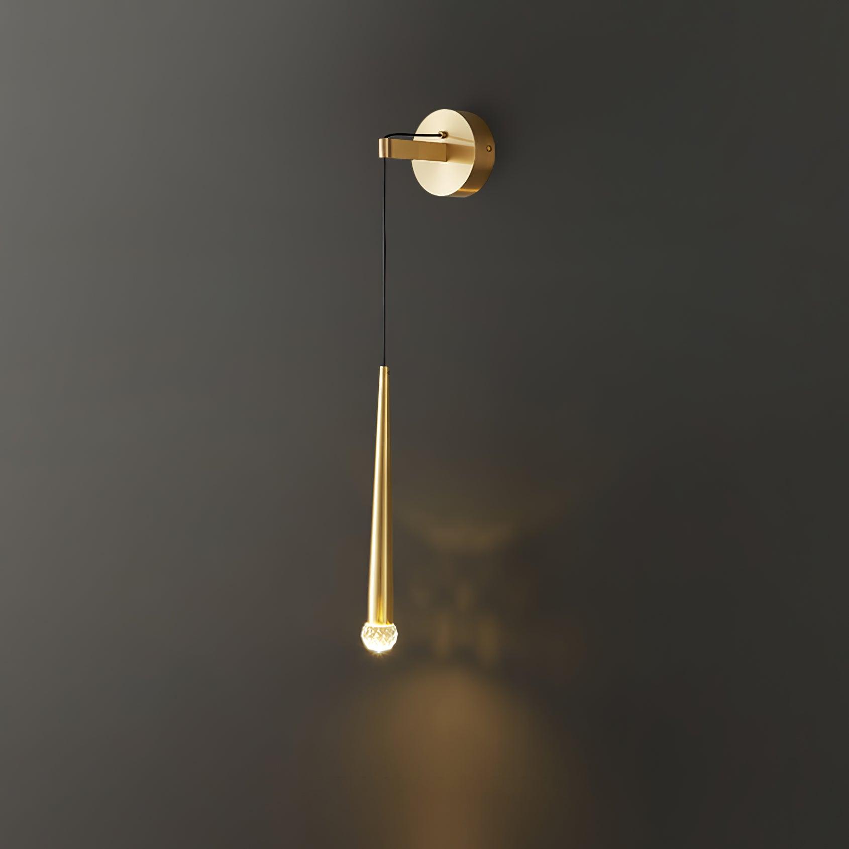 クリスタルコニカルウォールランプ