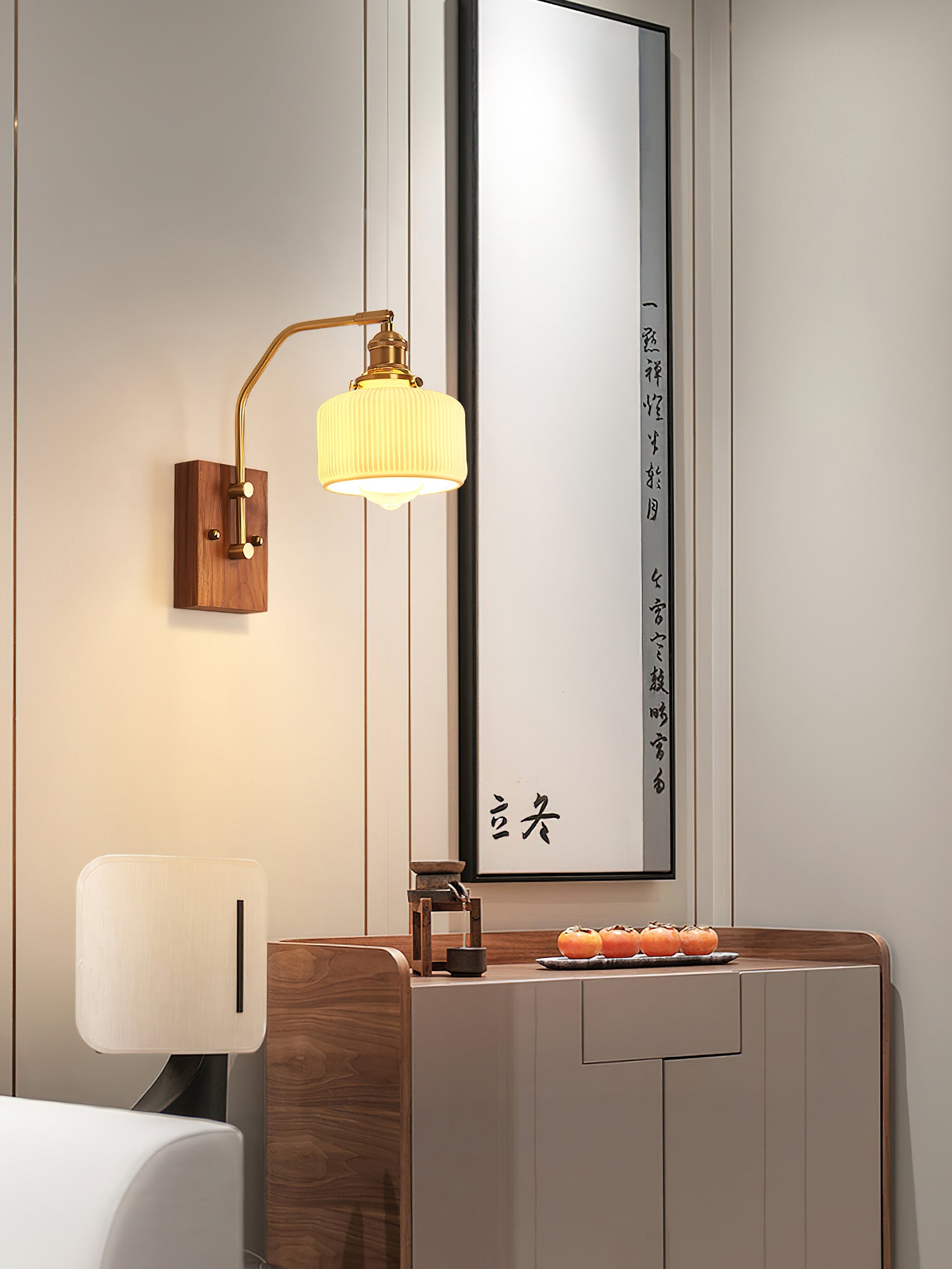 ヘリテージ ウォールナット ウォールランプ