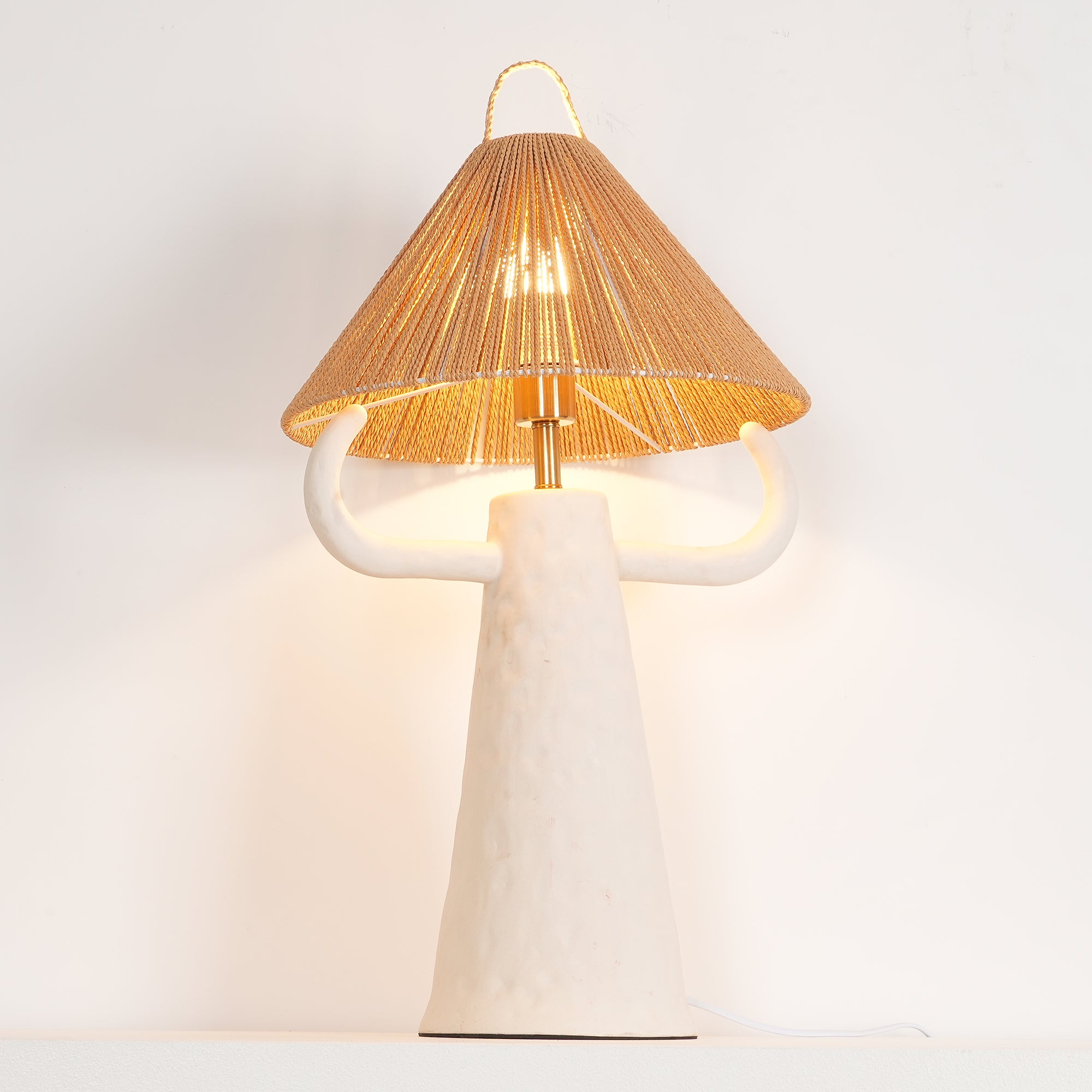 Ceramic Twine Bedroom Table Lamp