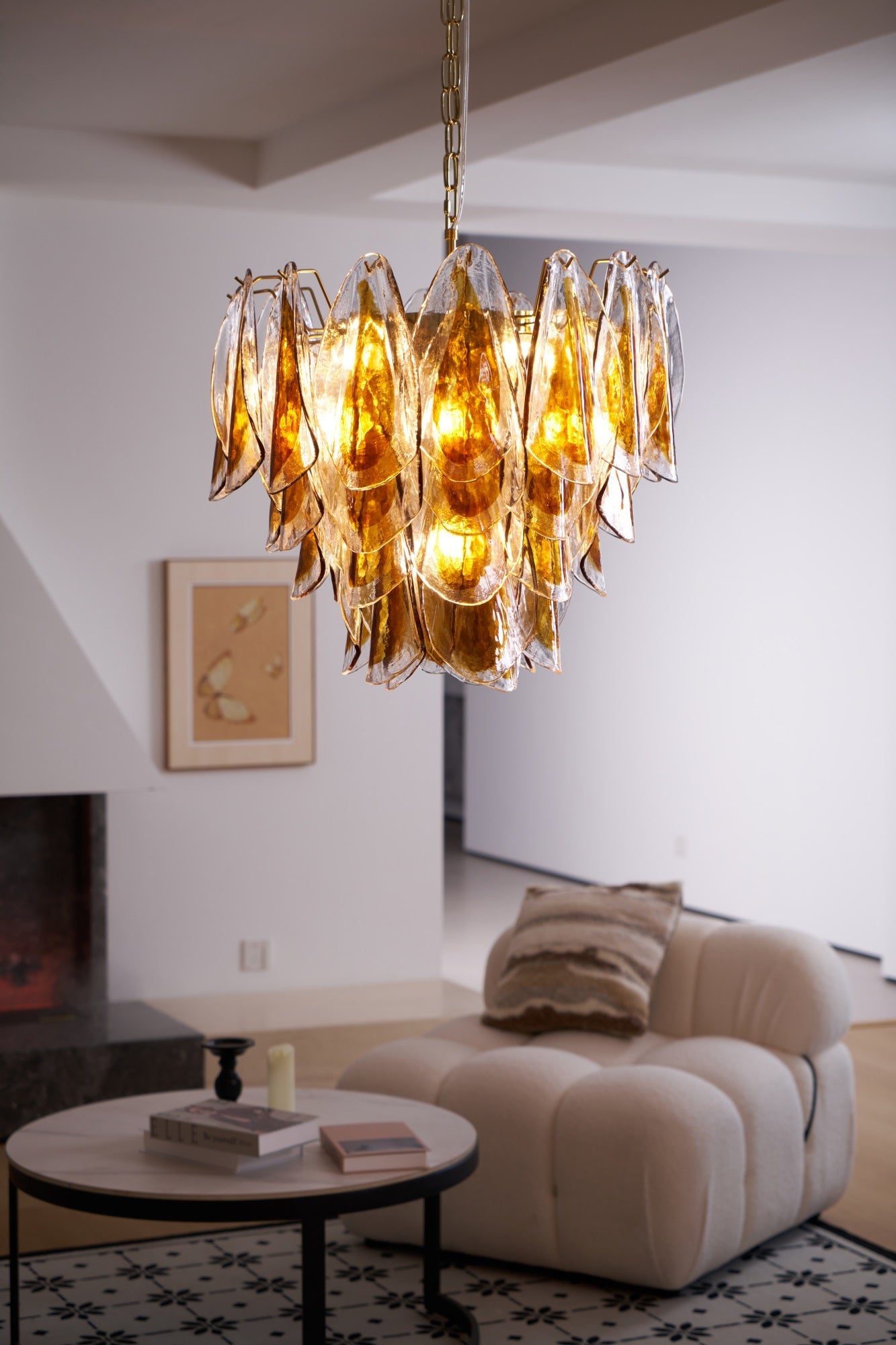 Solviva Glass Chandelier