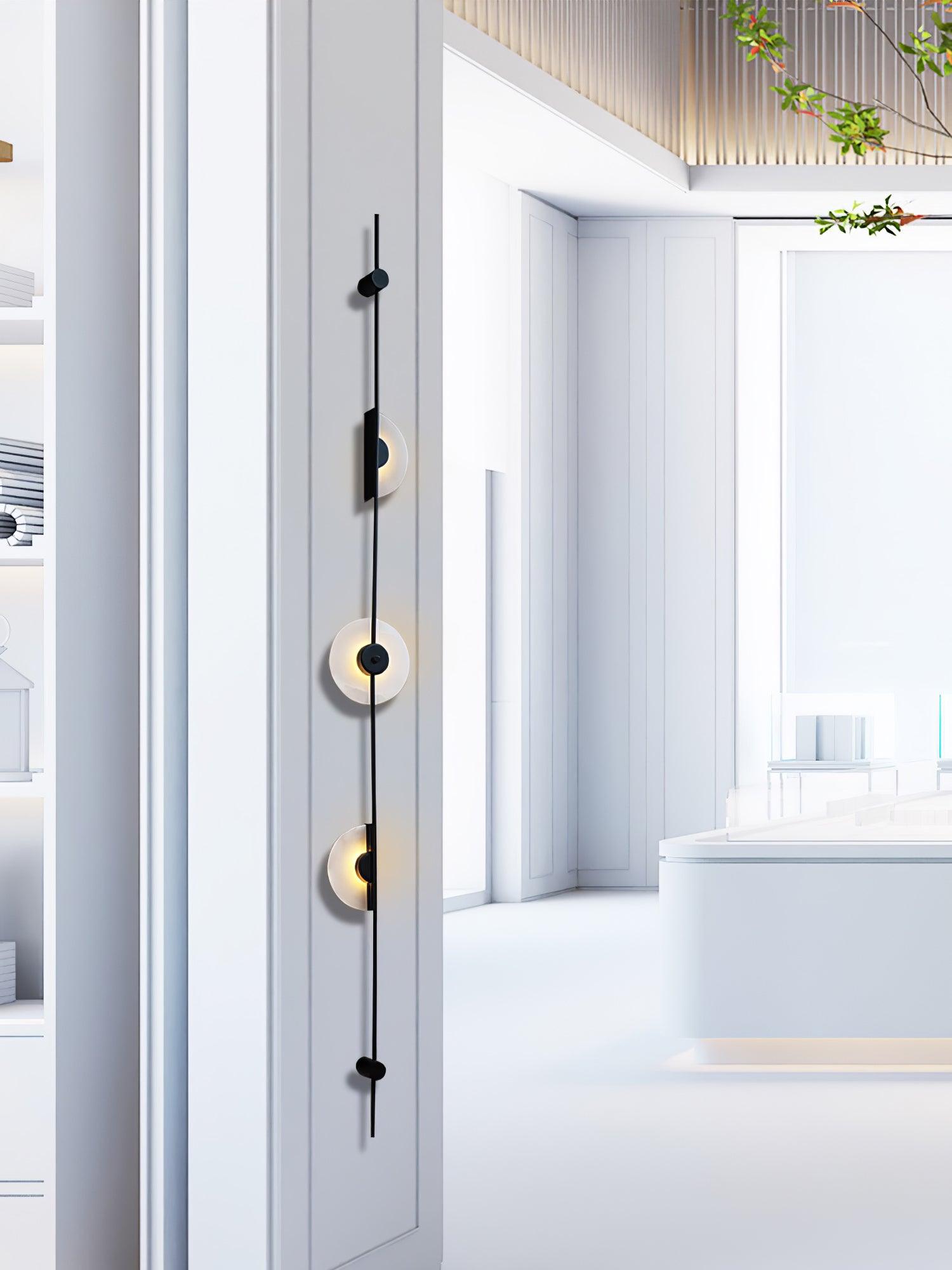 アラバスター垂直壁取り付け用燭台