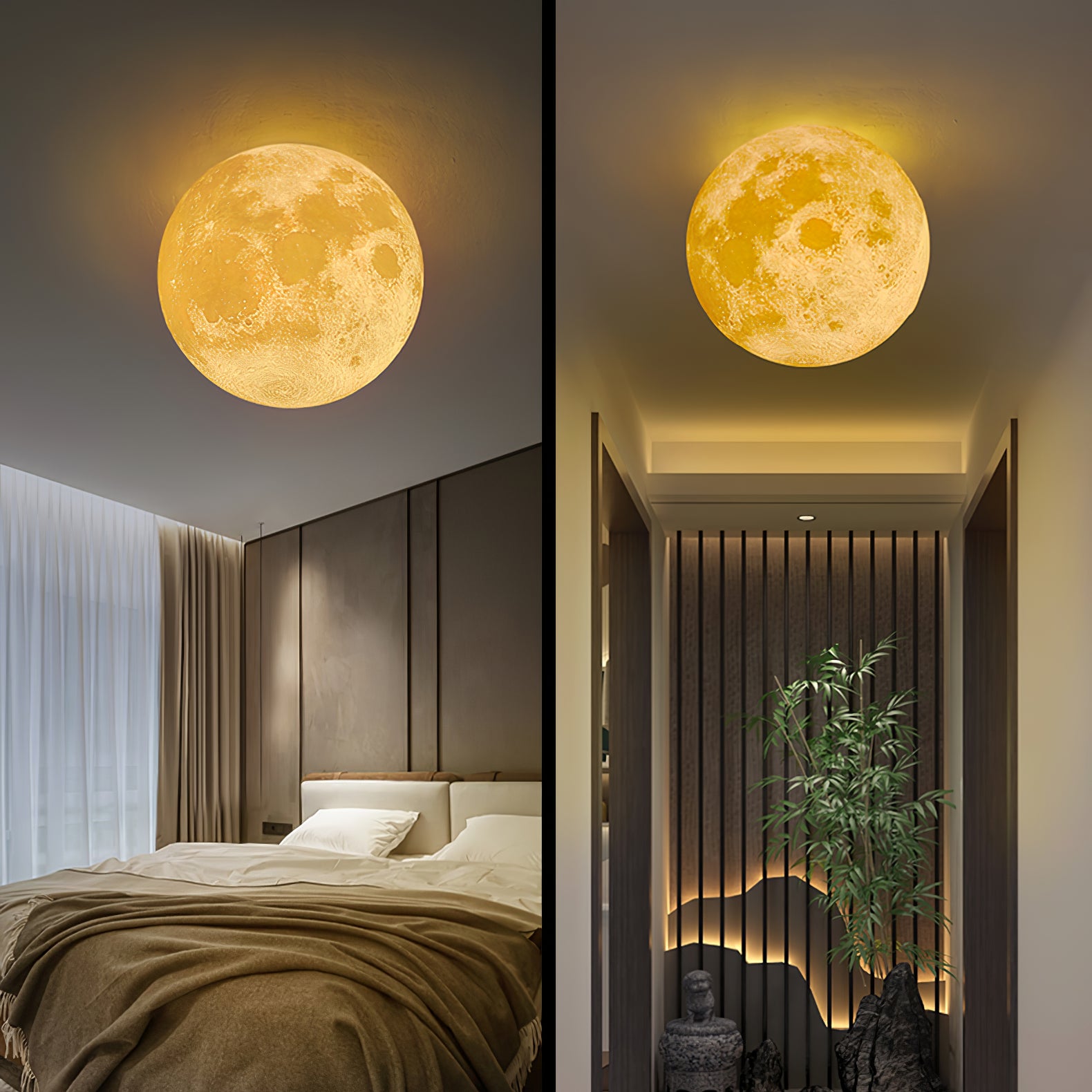 Hemisphere Moon Wall Lamp