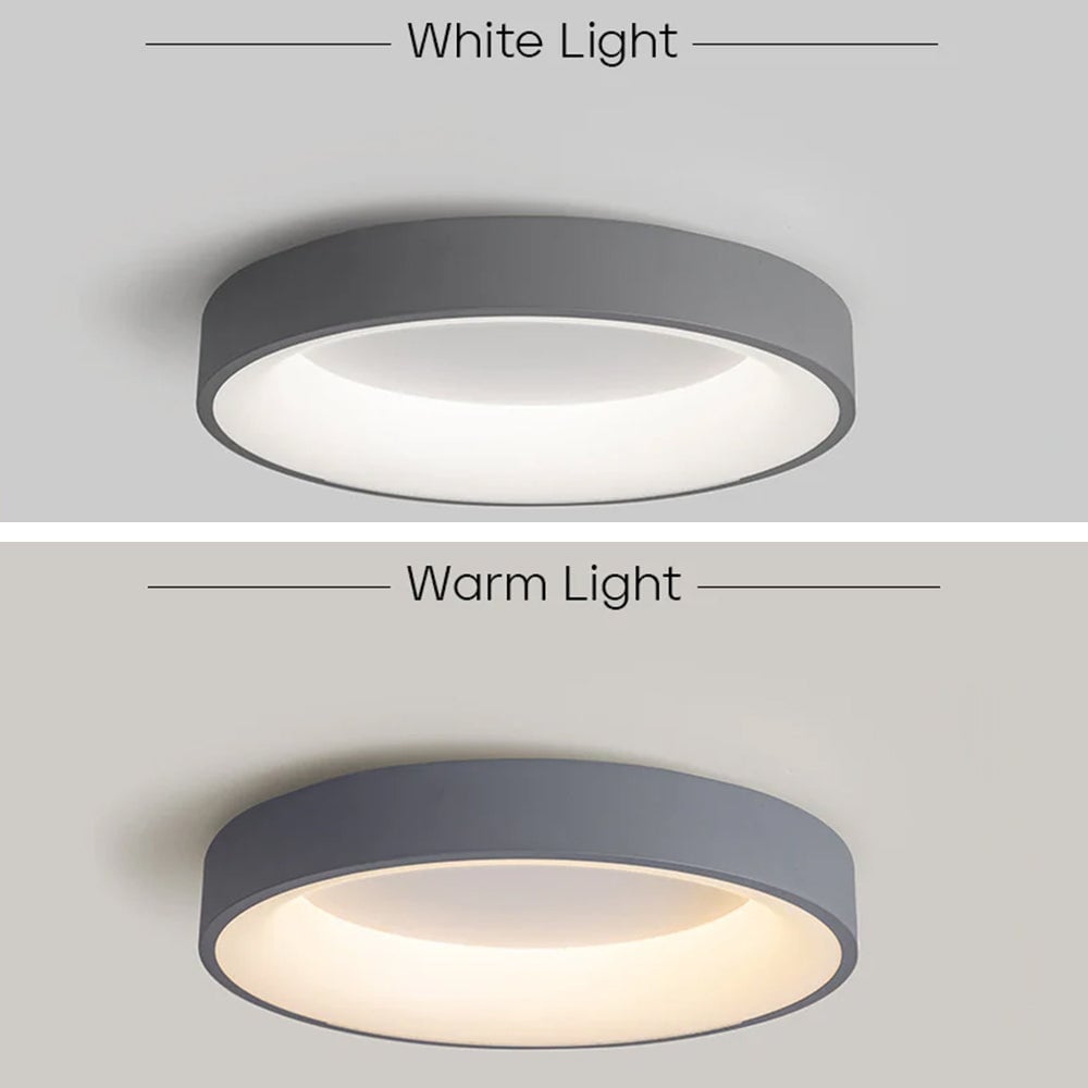 リビングルームに最適なモダンな丸型LEDシーリングライト