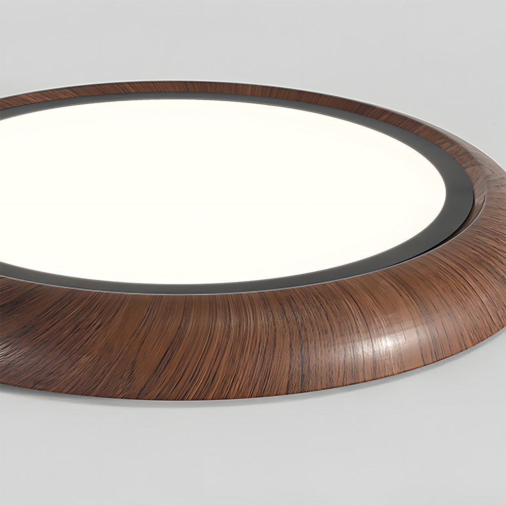 レトロミニマリストラウンドアクリル寝室LEDシーリングライト