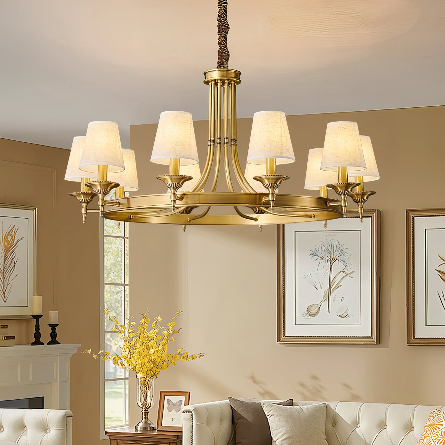 Myrna Fabric Chandelier