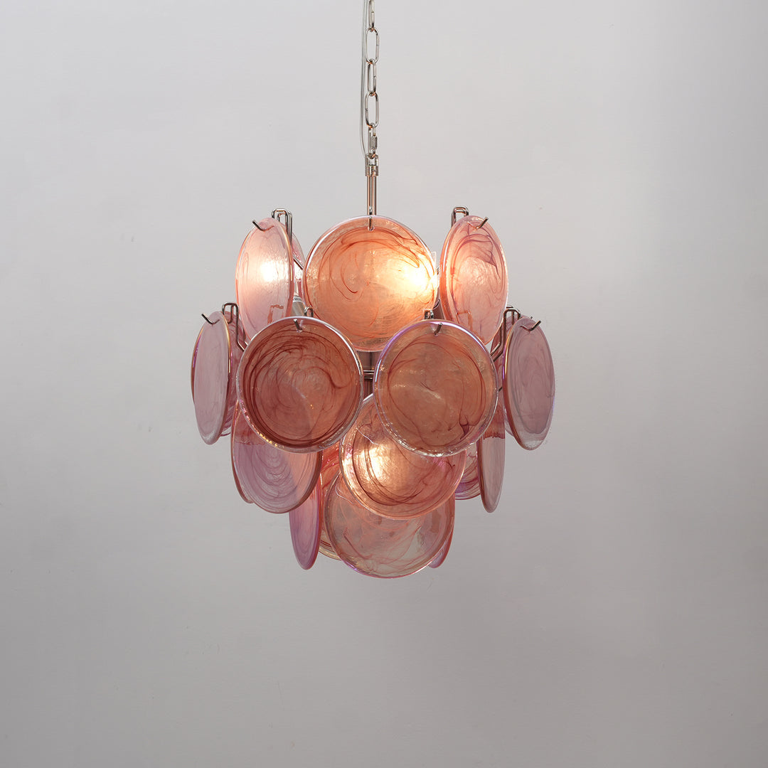 Loire Valley Glass Chandelier