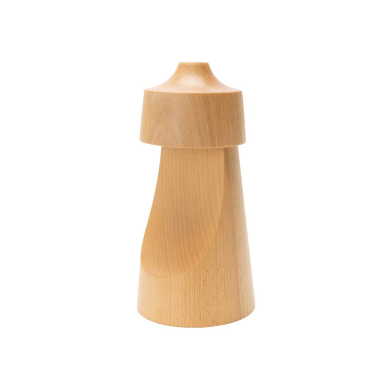 無垢材ハーフムーンテーブルランプ