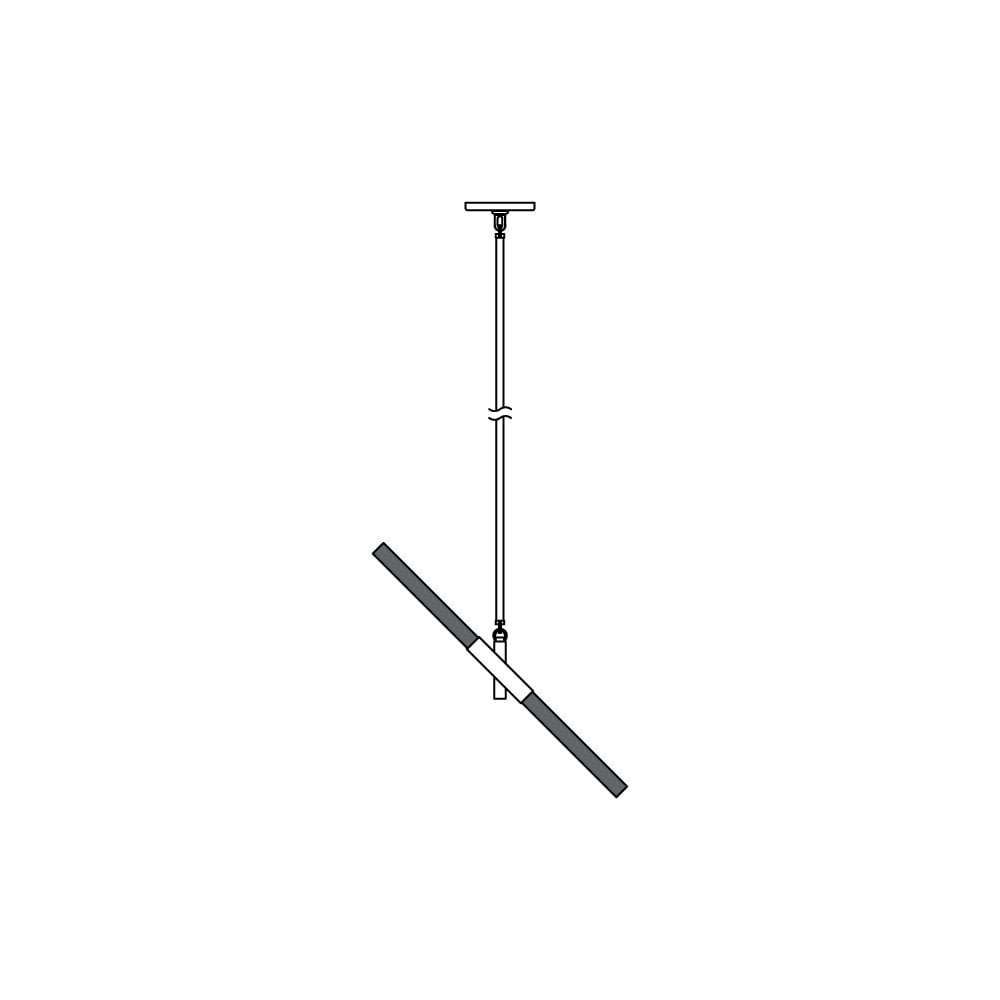 木の枝のシャンデリア