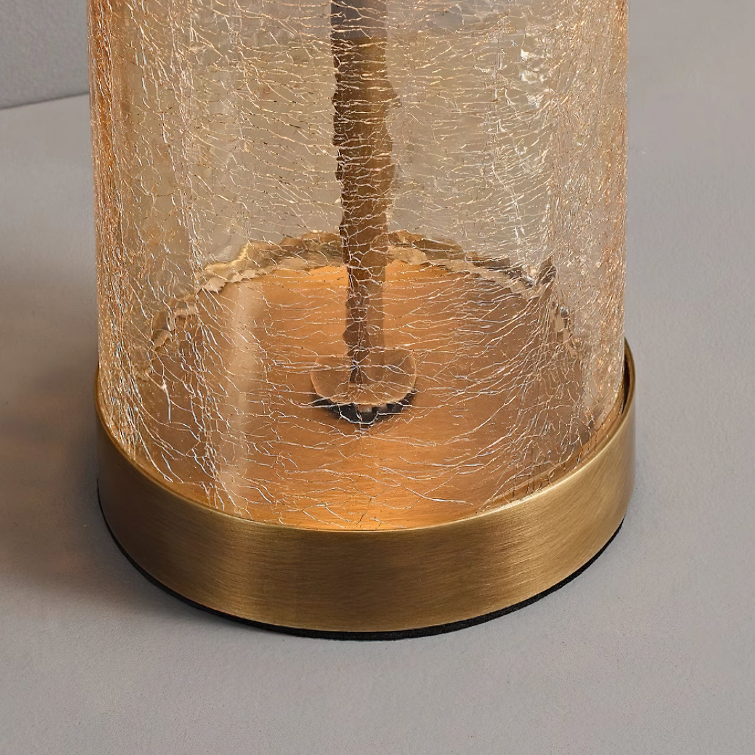 グレイシャー クラックル テーブルランプ