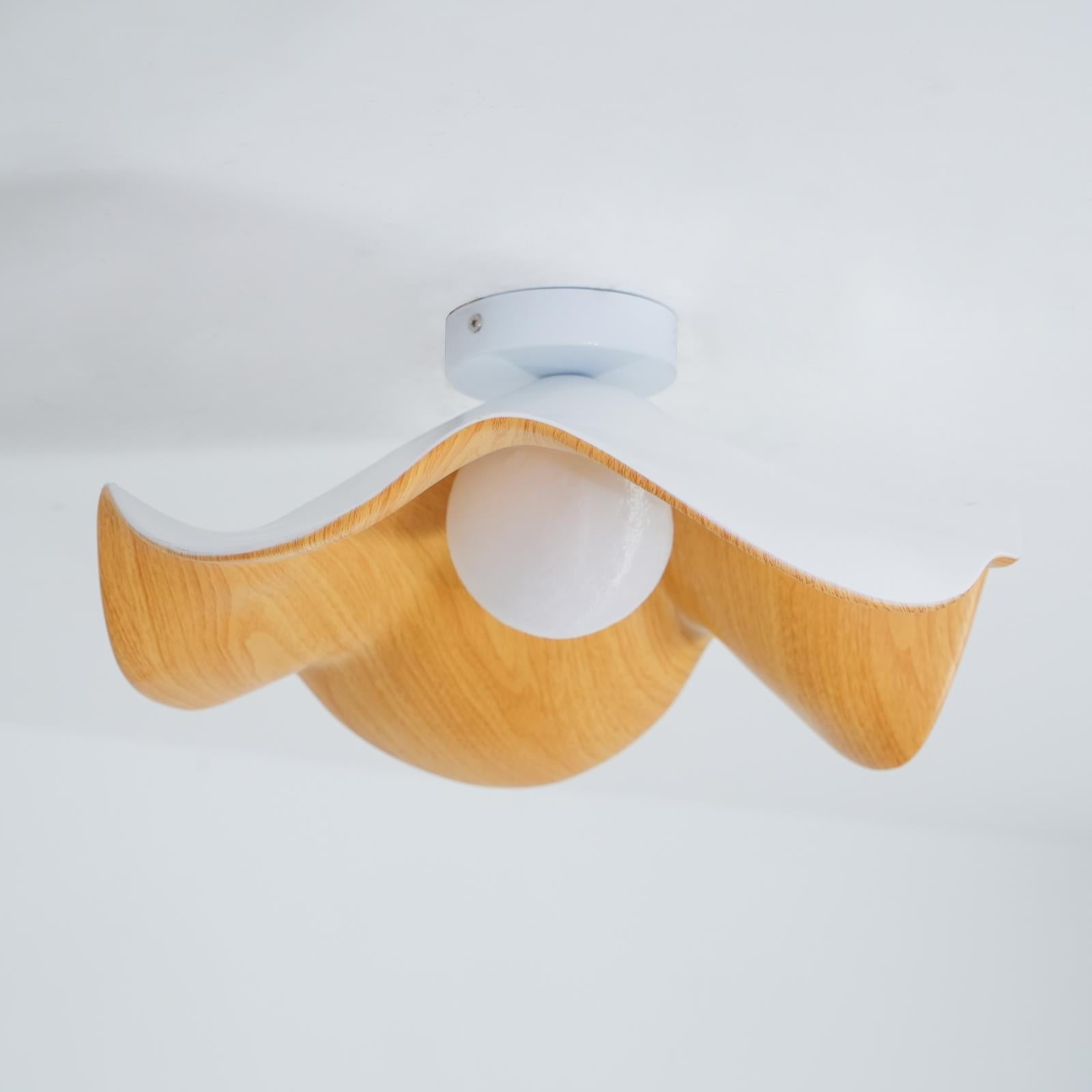 蓮の葉のシーリングランプ