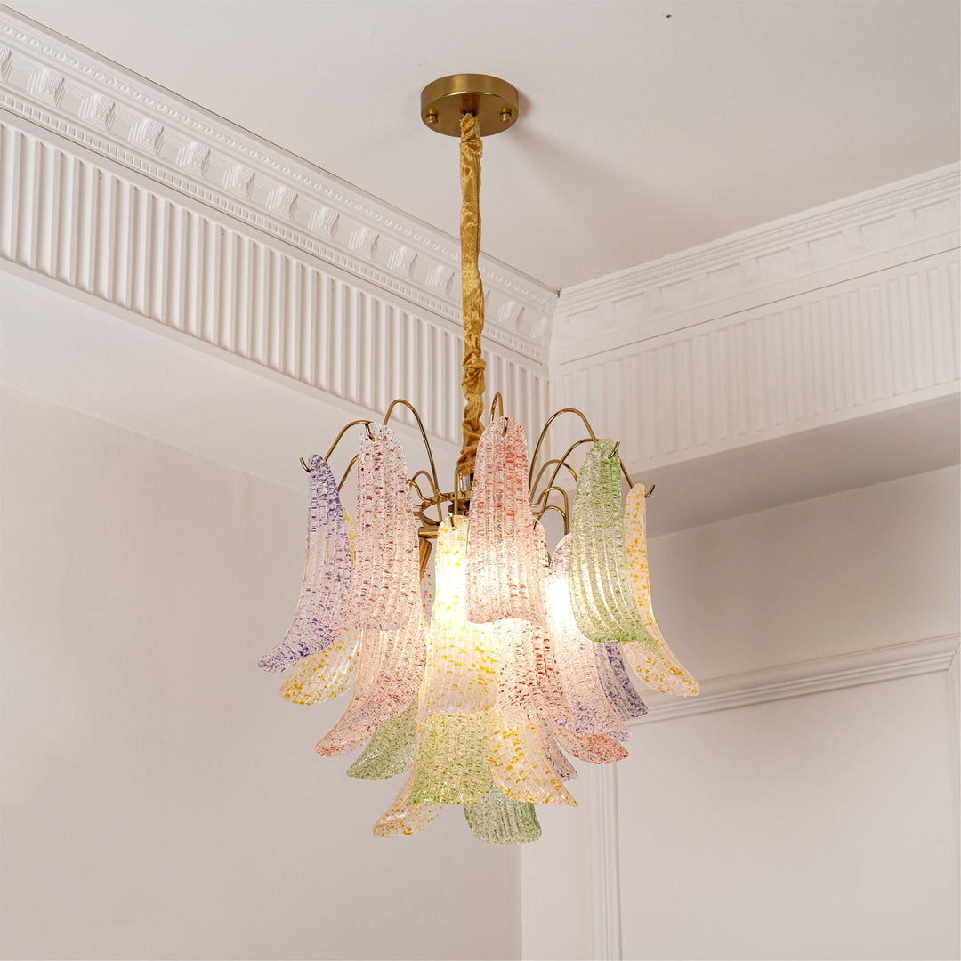 Venini Glass Chandelier