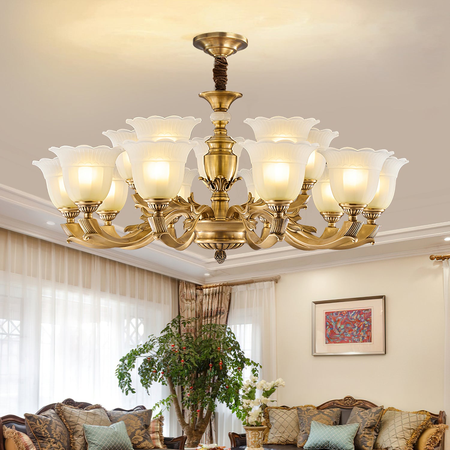 Pannon Floral Chandelier