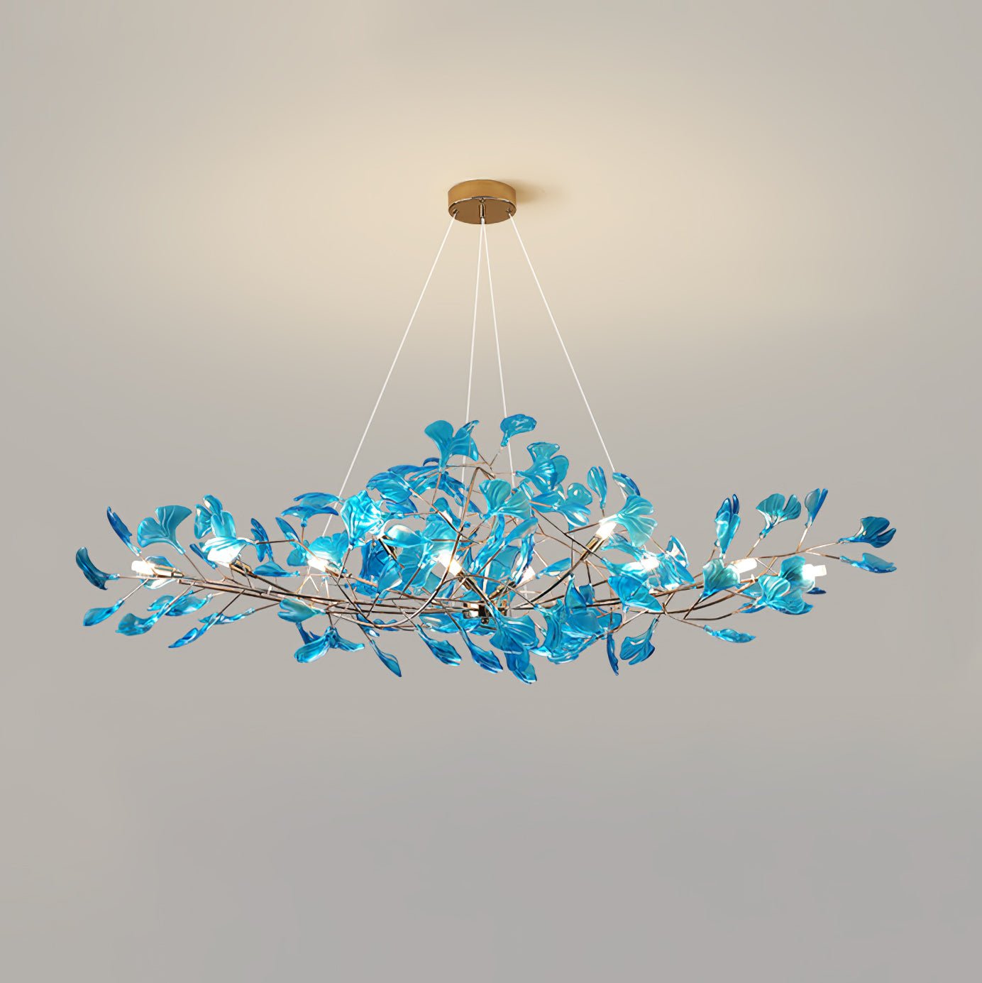 Acrylic Gingko Chandelier