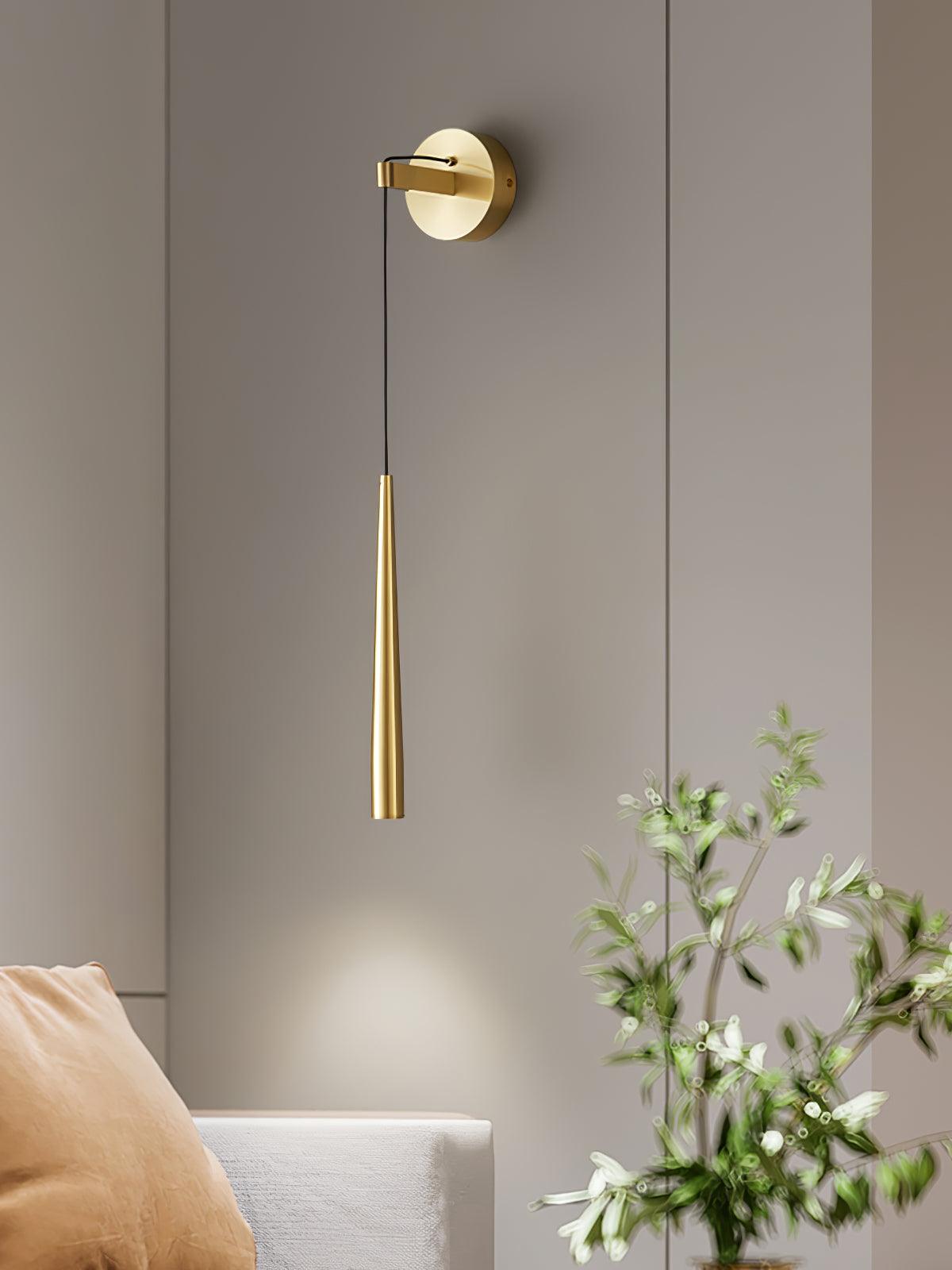 クリスタルコニカルウォールランプ