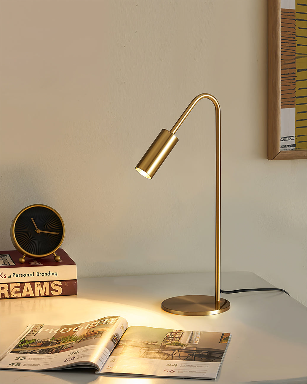 ピア 真鍮 テーブルランプ