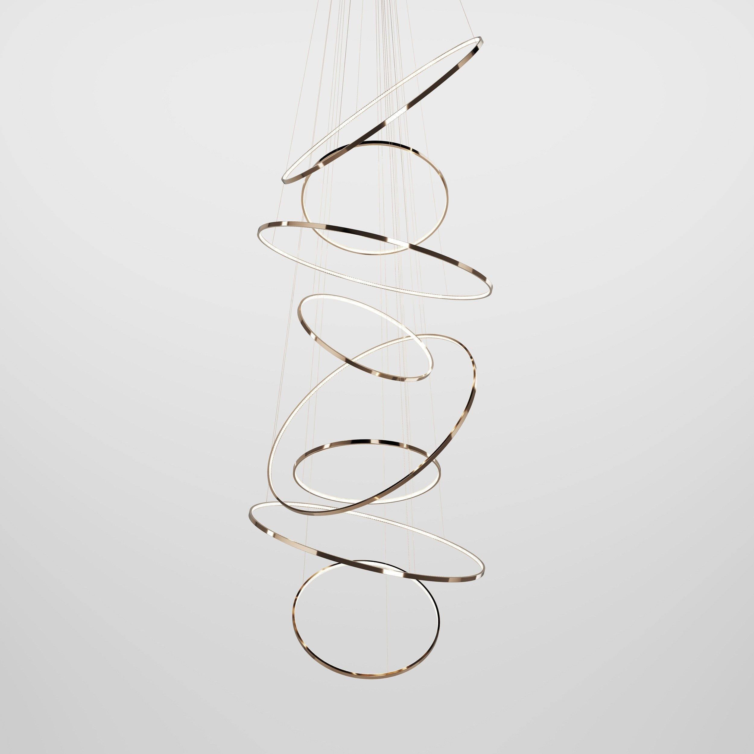 Lohja Gold Chandelier