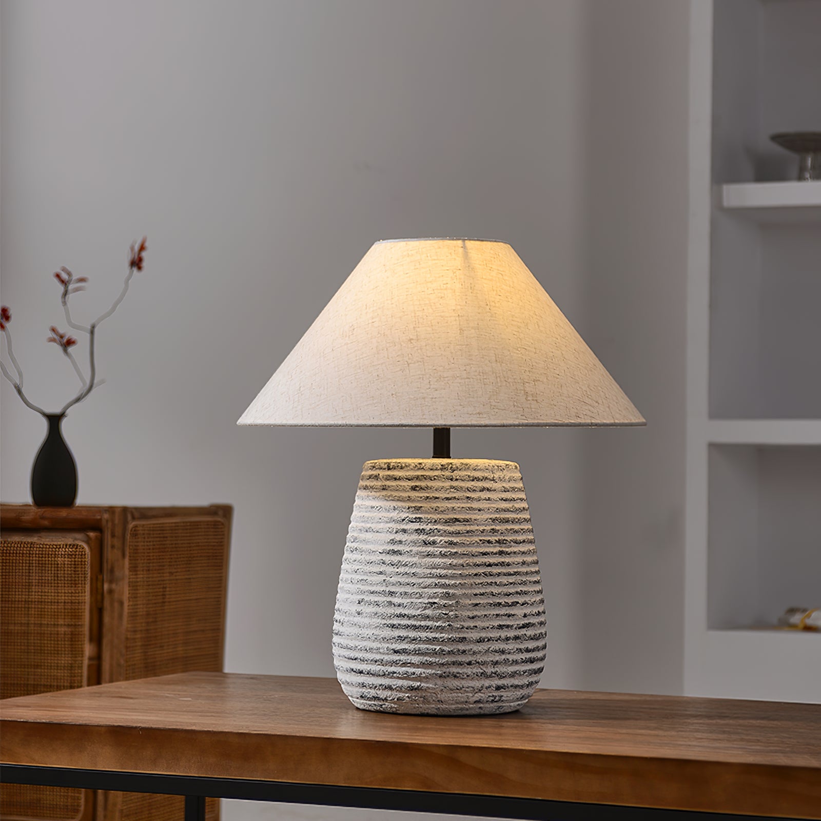 Koa Table Lamp
