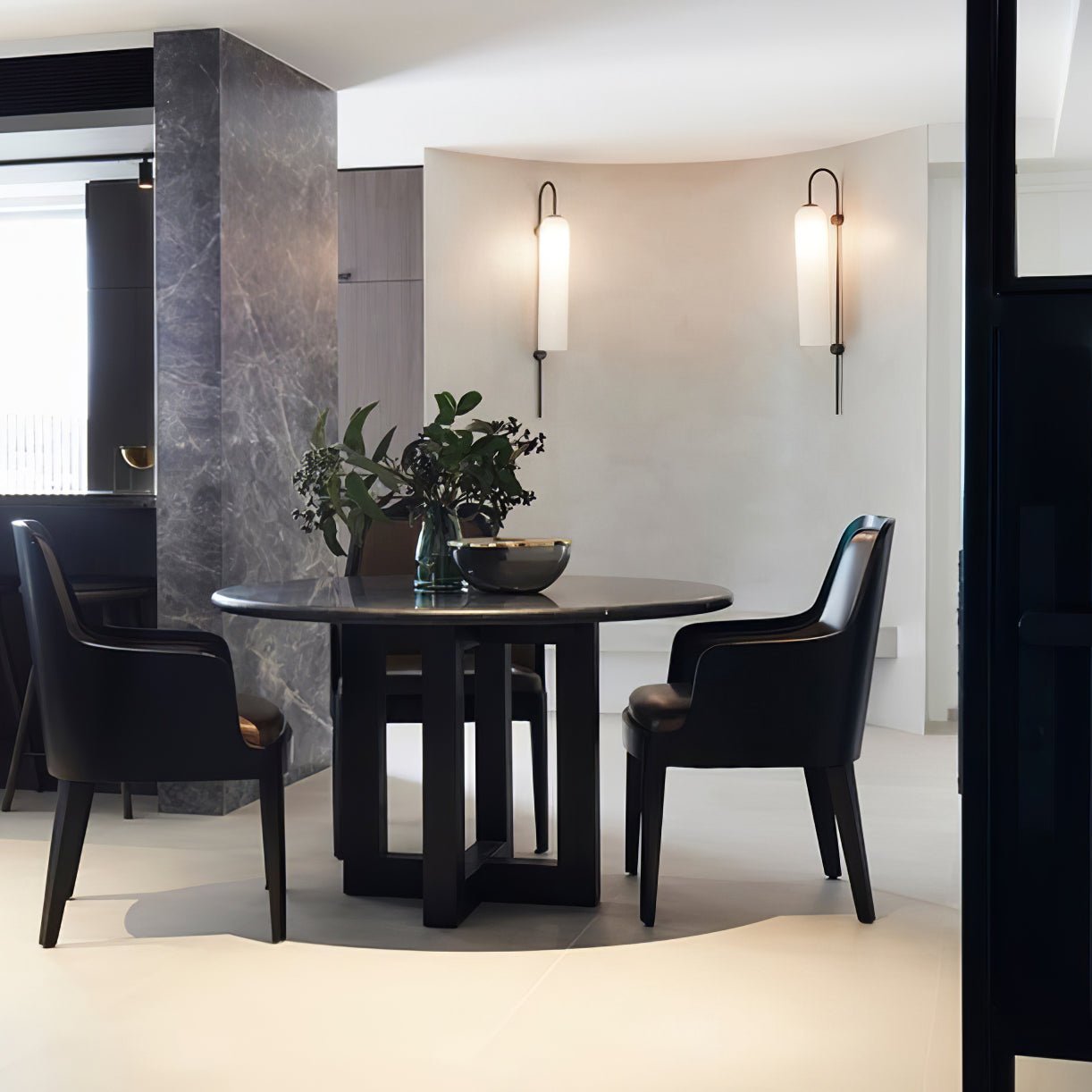 Long Tube Glass Wall Lamp