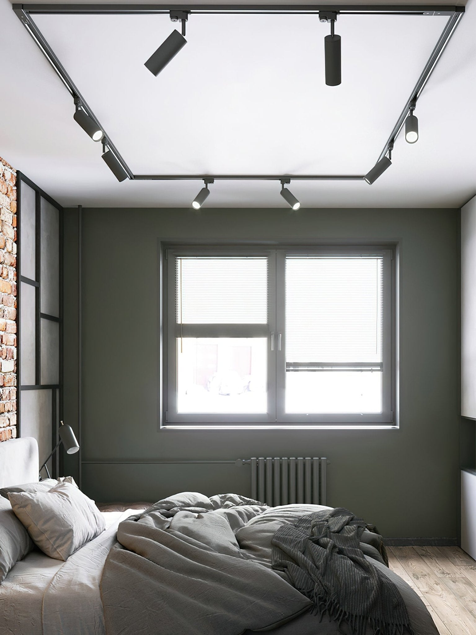 金色のレールトラックライト