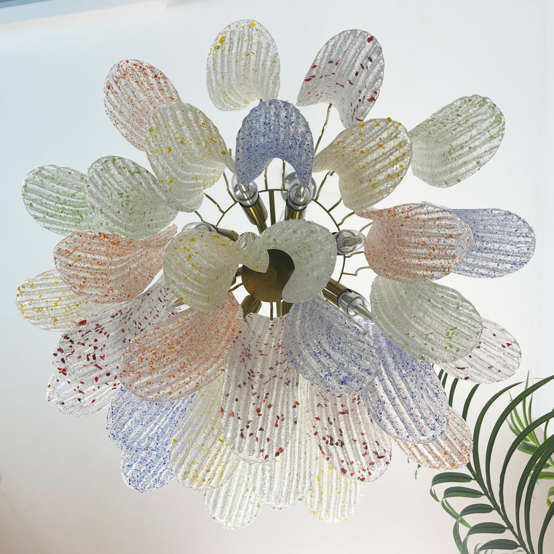 Venini Glass Chandelier