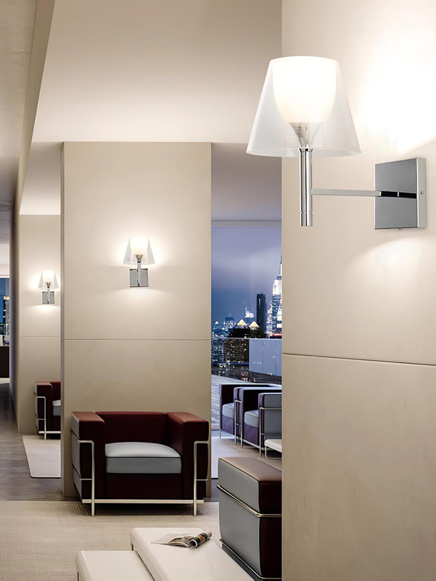 クロームプリズムウォールランプ