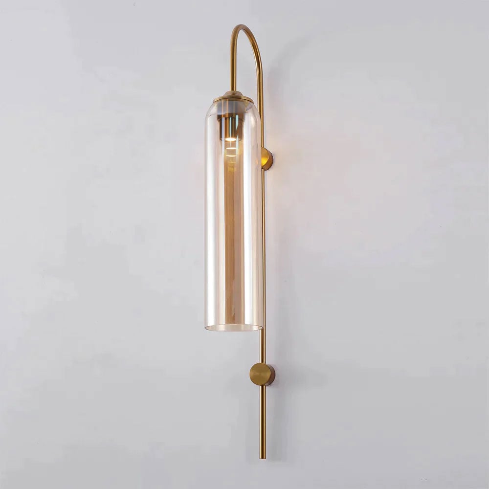 Long Tube Glass Wall Lamp