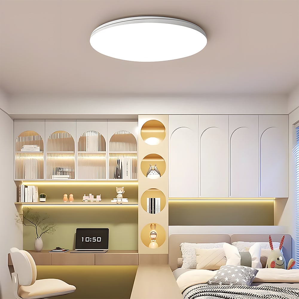 シンプルなPP素材のLED寝室用シーリングライト