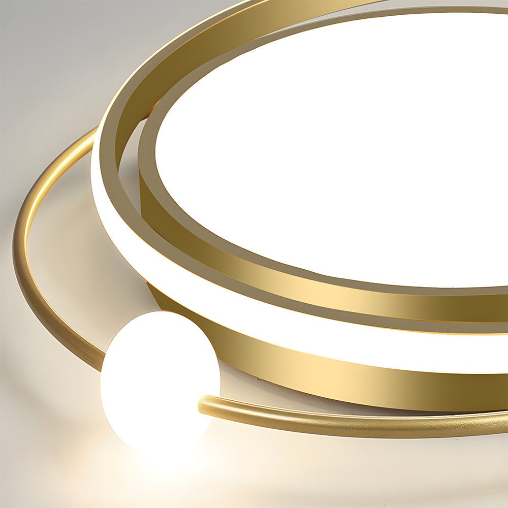 リビングルームに最適なモダンデザインのプラネットLEDシーリングライト