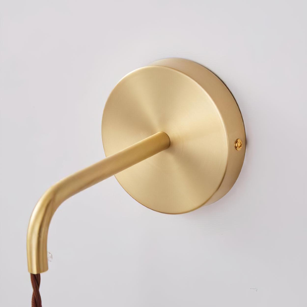 プリーツ木製ウォールランプ