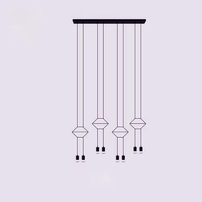 Lines 2D Hanging lamps