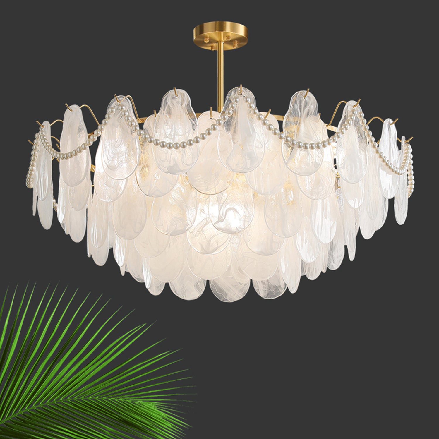 Oukaning Pearl Chandelier