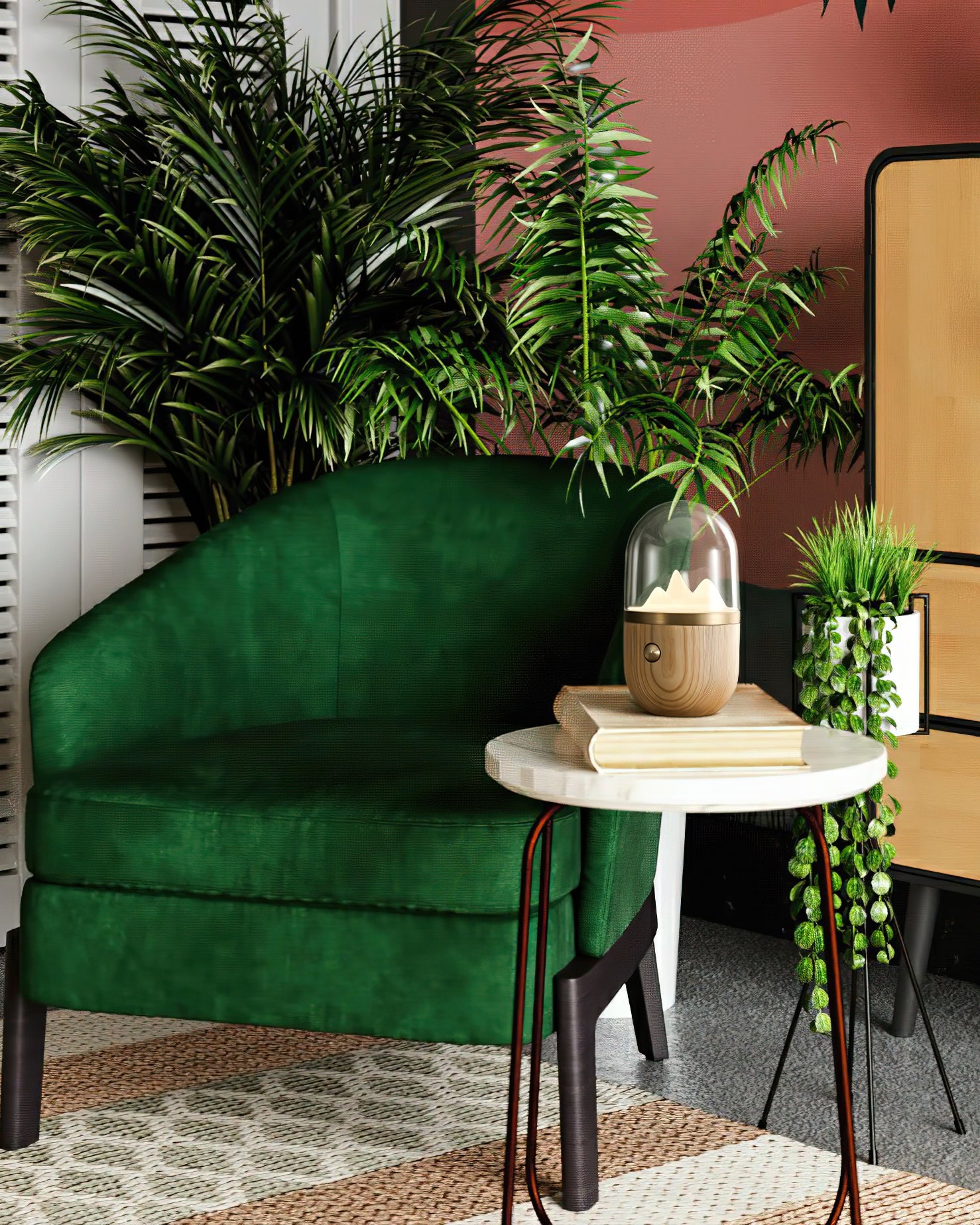 マウンテン ピーク ナイト テーブル ランプ