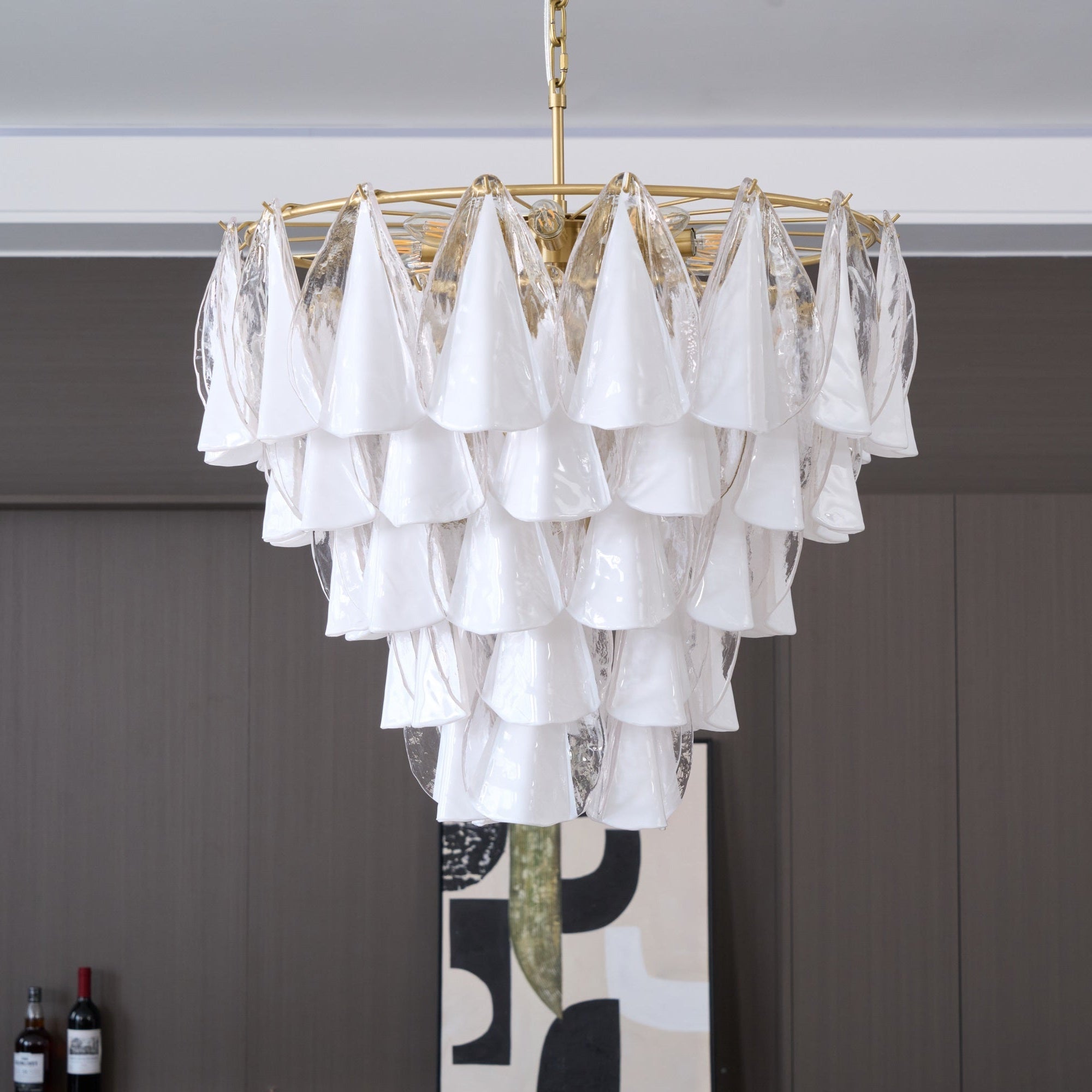 Lunara White Chandelier