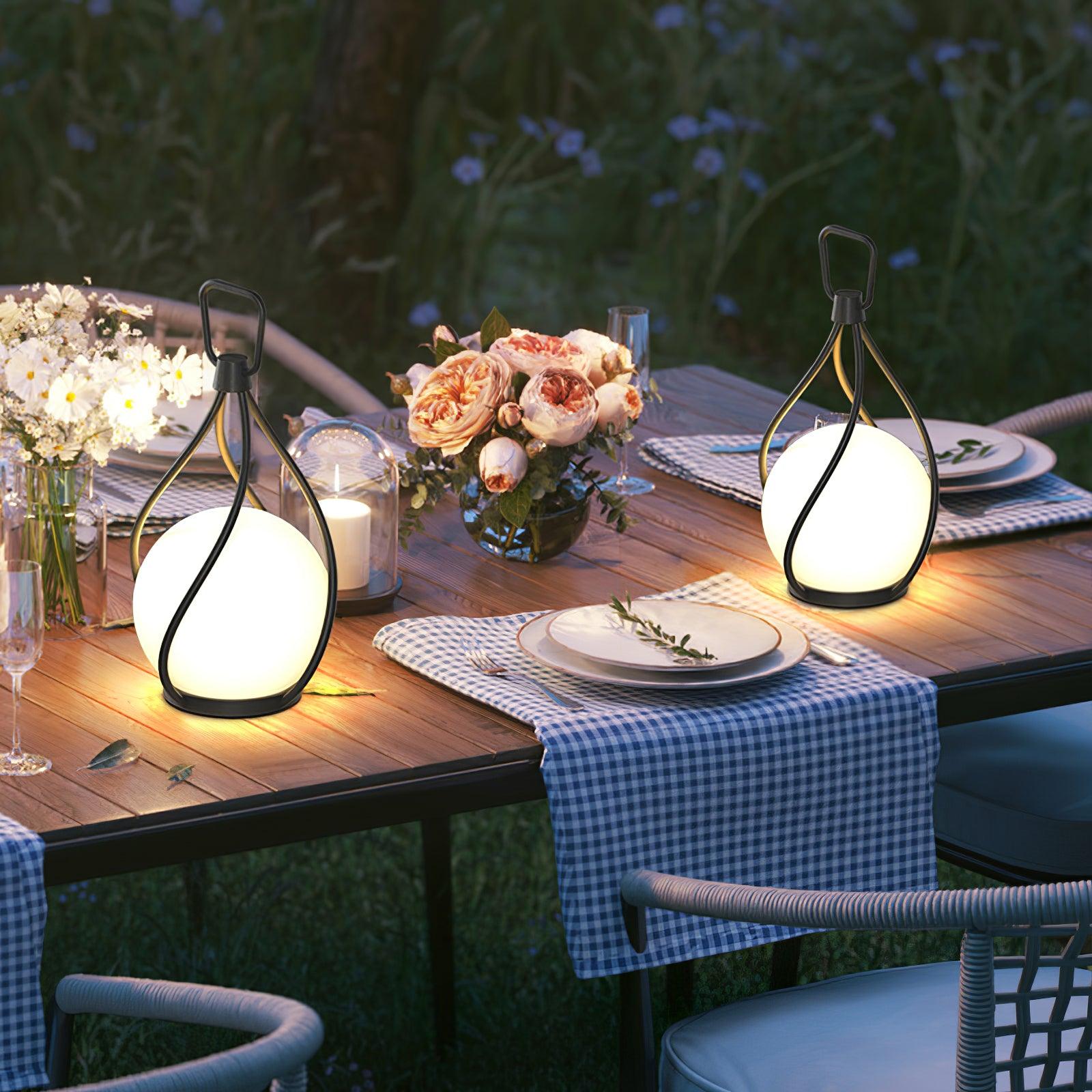 エクリッセ オーブ ランタン 充電式テーブルランプ