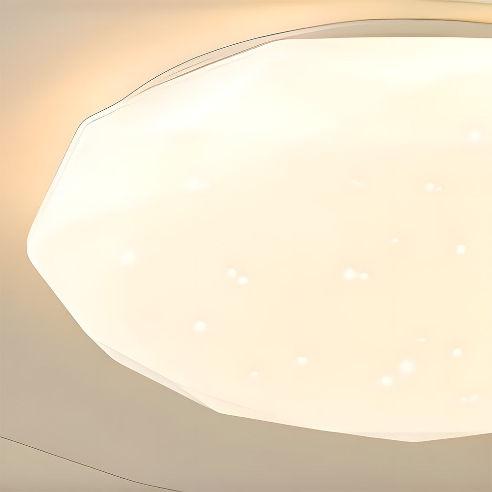 ユニークな星空アクリルフラッシュマウント寝室用シーリングライト