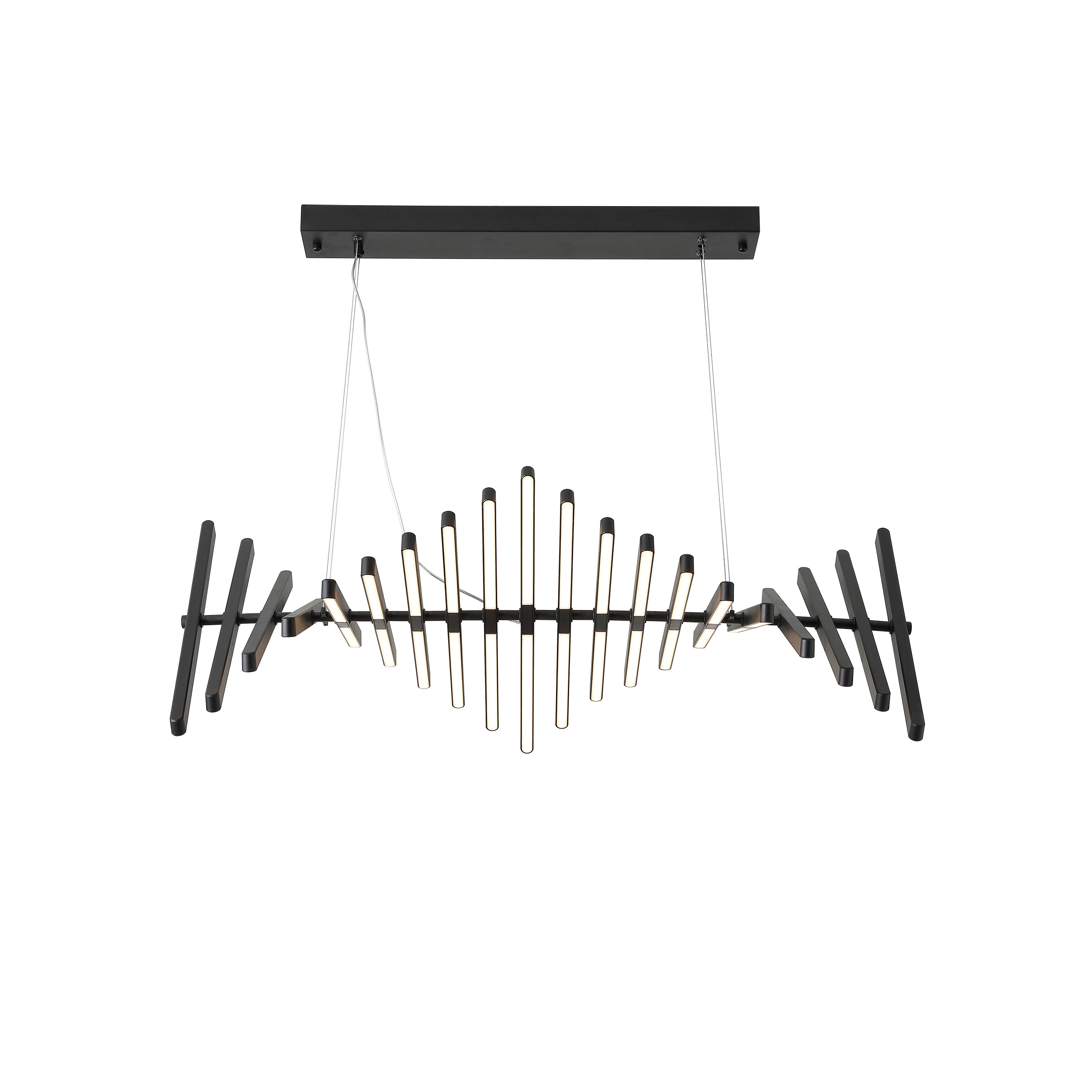 ピアノキー ブラックシャンデリア