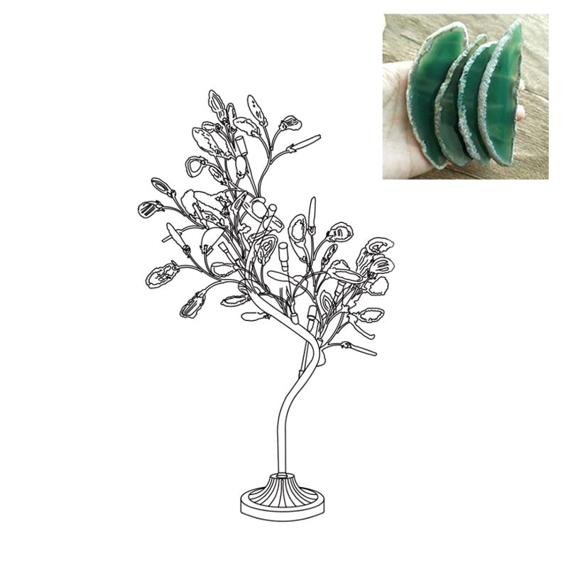 アゲートテーブルランプ