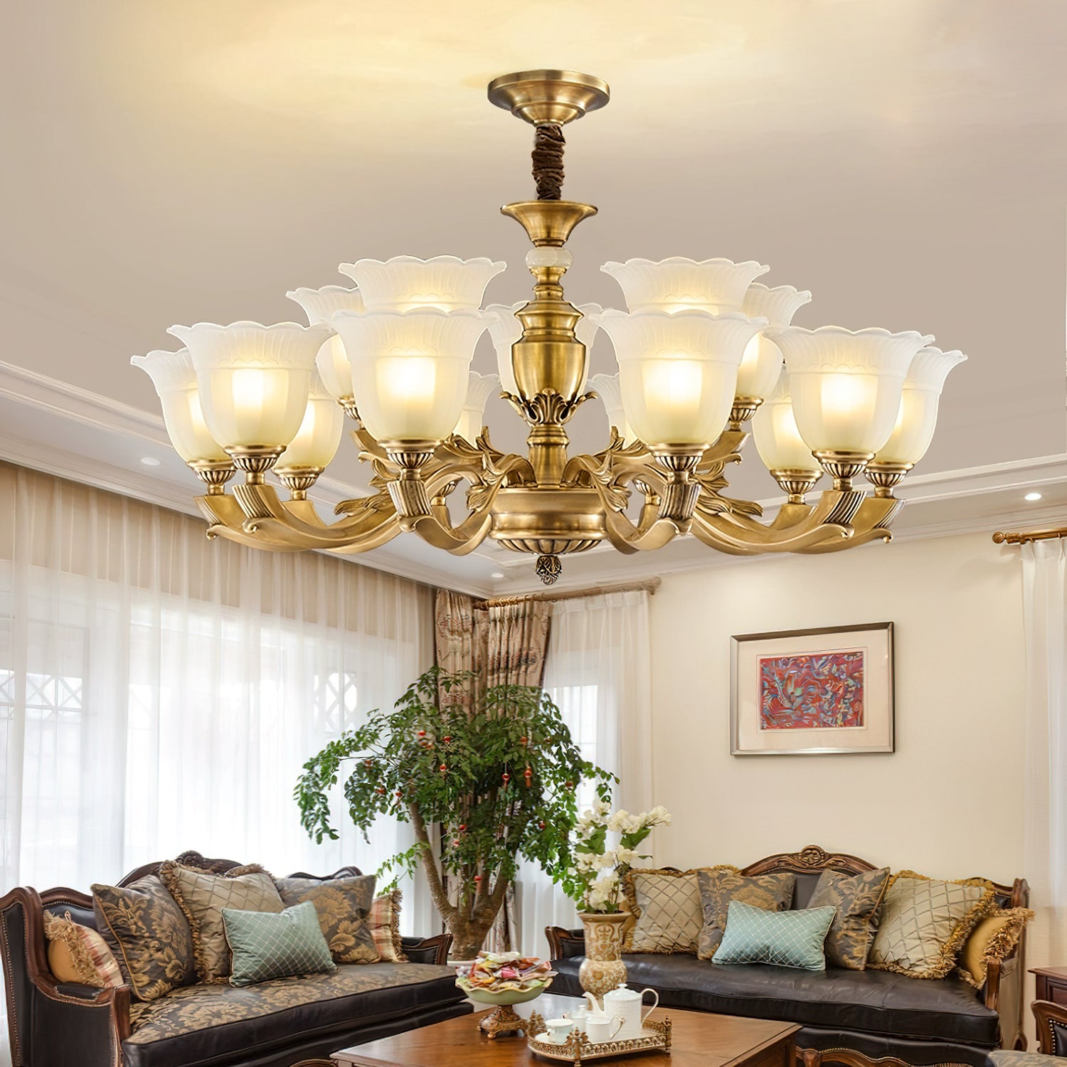 Pannon Floral Chandelier