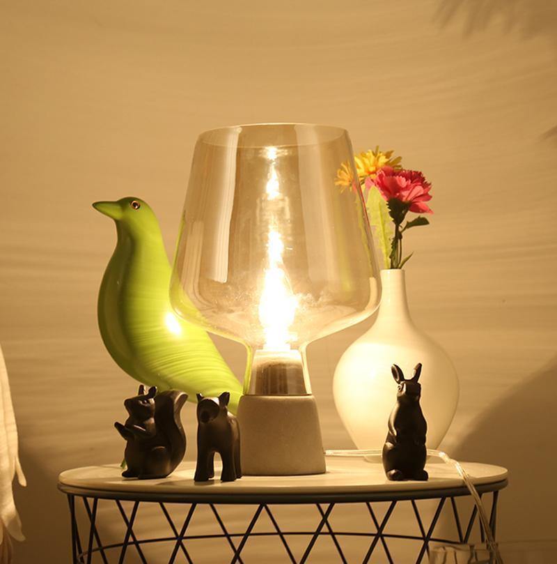 Leas Glass Table Lamp