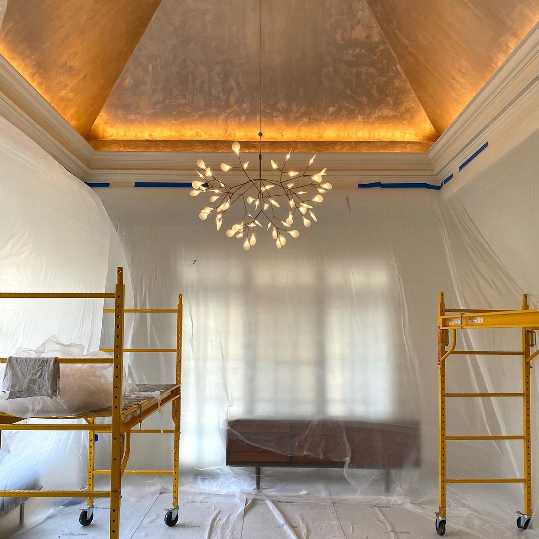 ヘラクレウム ブラック シャンデリア