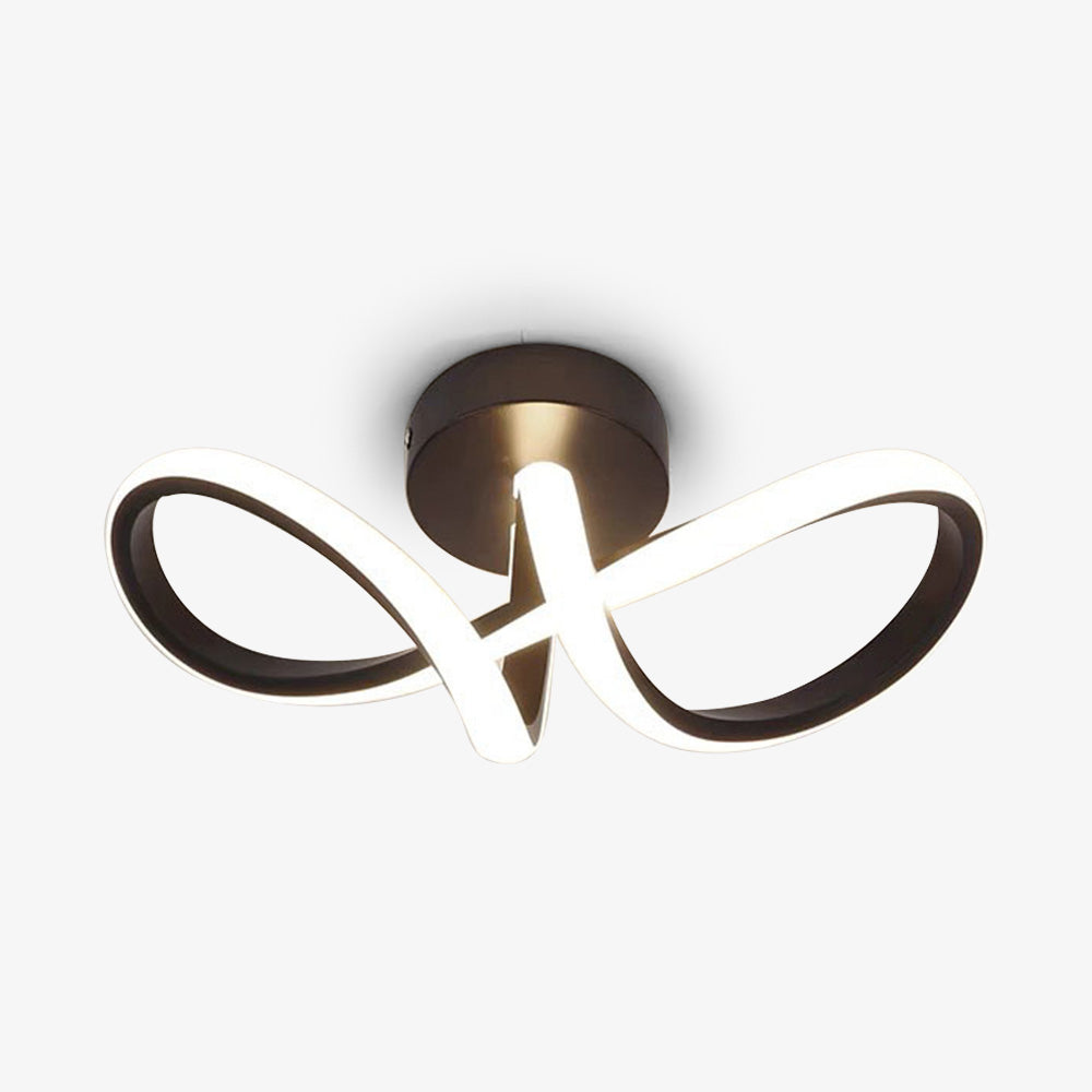 クリエイティブな弓形の金属製玄関ホール用LEDシーリングライト