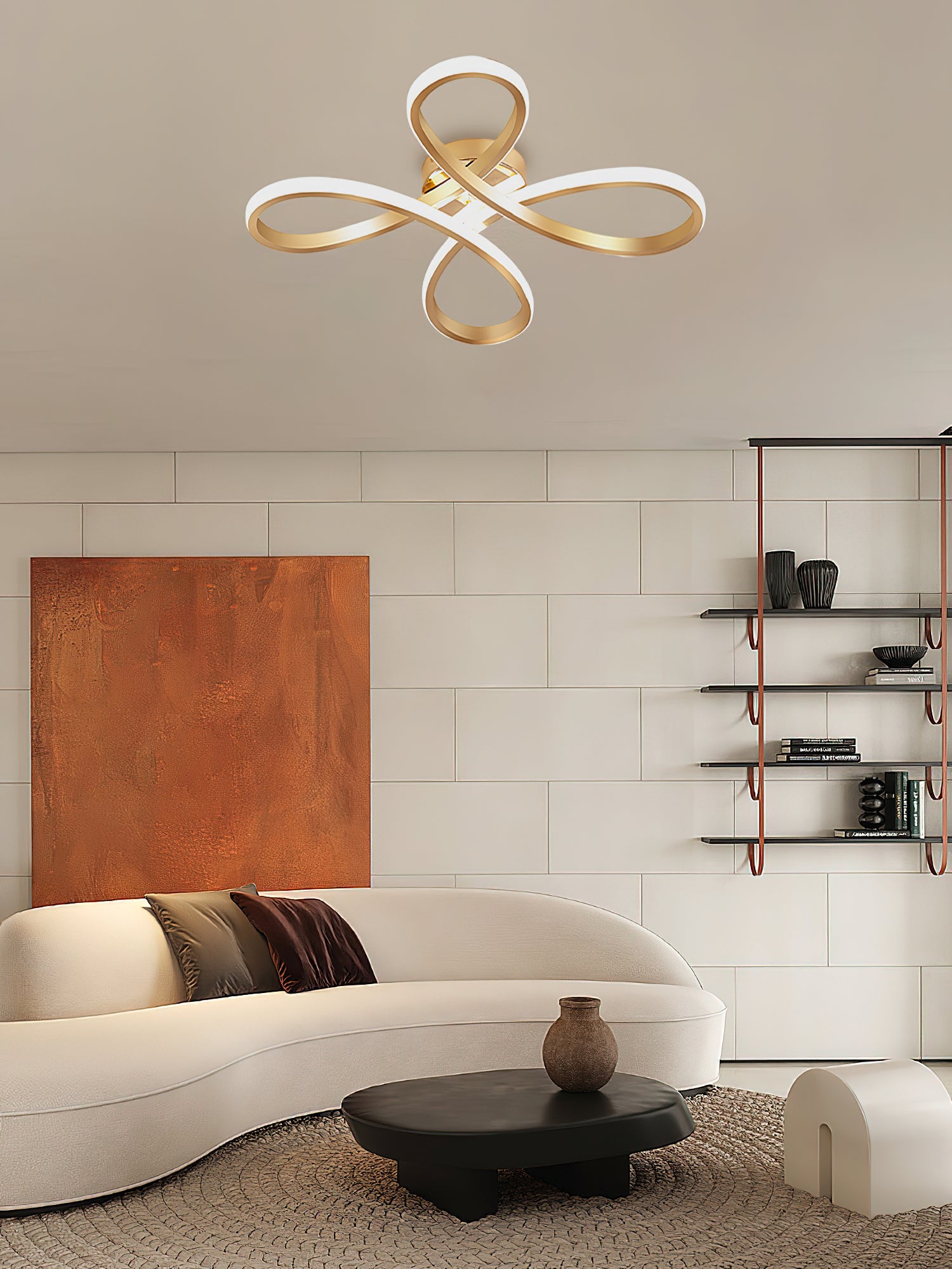 四つ葉のクローバーシリコンシーリングランプ