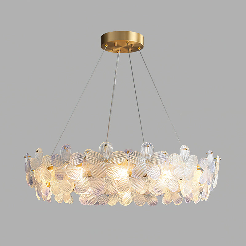 Charlotte Glass Flower Chandelier