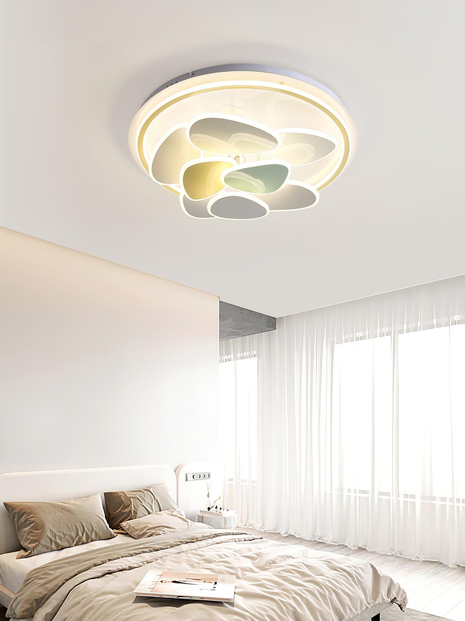 カラフルなクラウドラウンドシーリングランプ