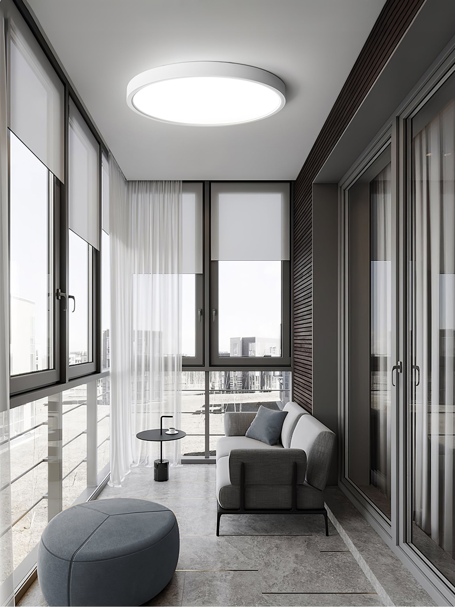 アクリル製最薄丸形シーリングライト