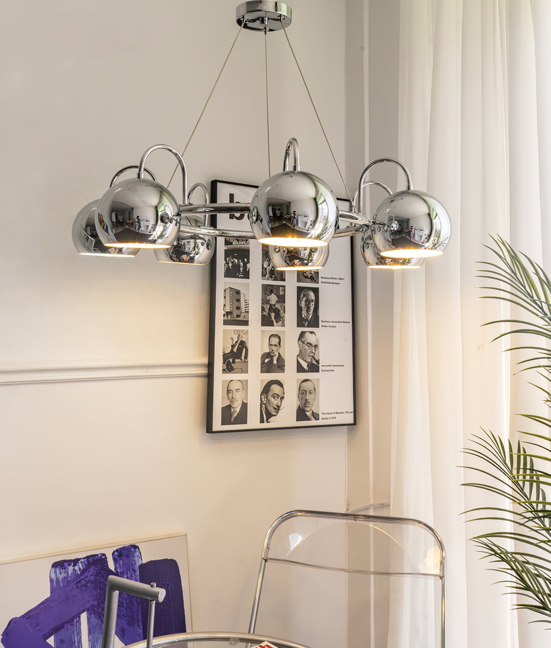 目玉シャンデリア