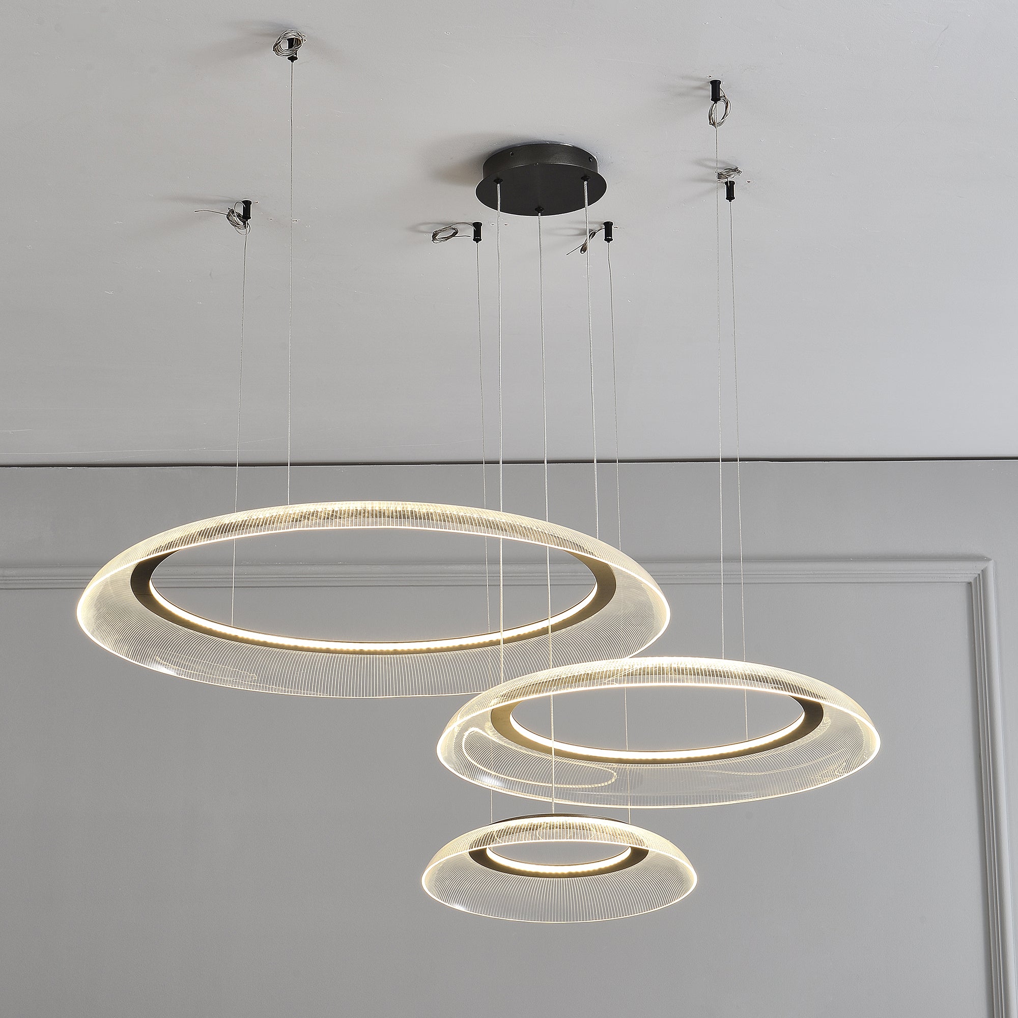 Graduated Circle Chandelier