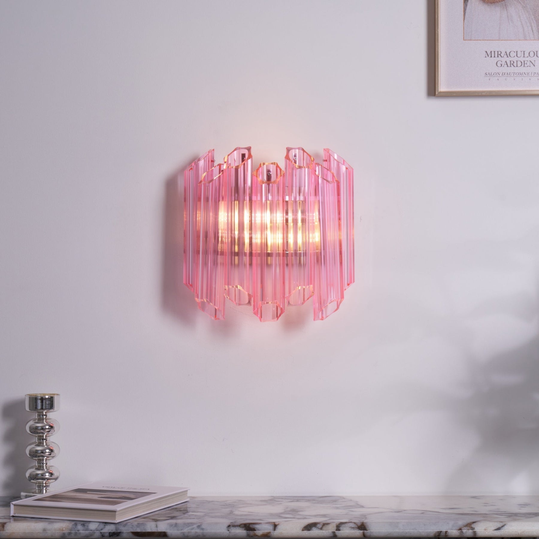 Palermo Pink Wall Lamp