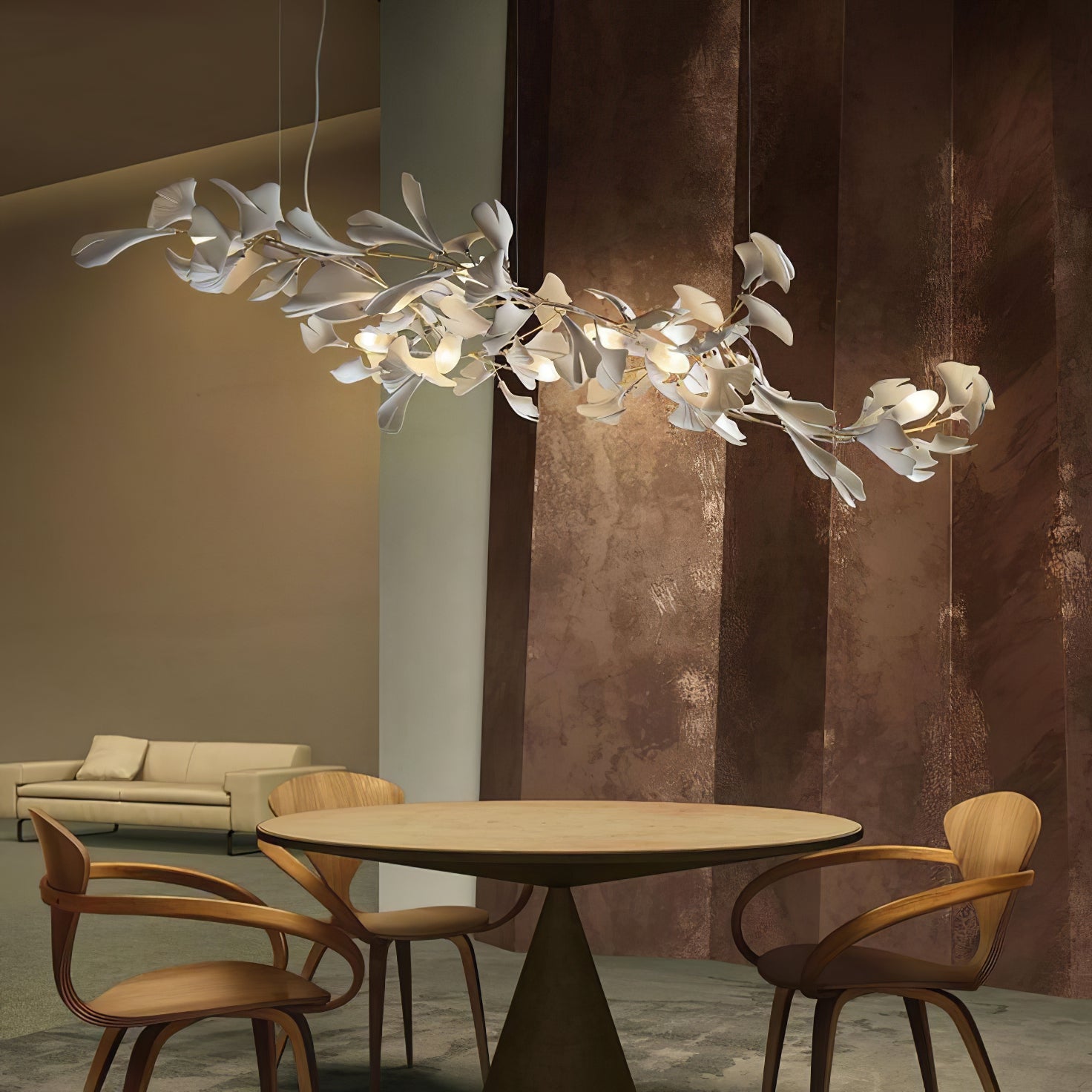 Gingko Chandelier E